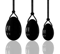 Undrilled Rose Quartz Yoni Egg Set Tiger Eye Jade Eggs Obsidian Kegel Exercise -Green_Aventurine