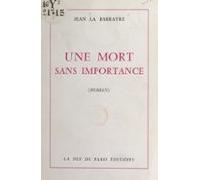 Une Mort Sans Importance (ebook)