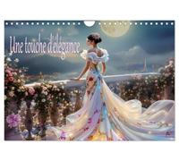 Une touche d'élégance (Calendrier mural 2027 DIN A4 vertical), CALVENDO calendrier mensuel: Douze femmes mystérieuses au clair de lune, au-dessus de la ville.