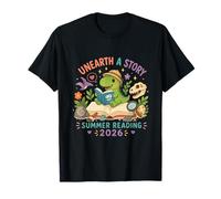 Unearth a Story Summer Library Reading 2026 Dinosaur Prize Camiseta