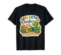 Unearth a Story Summer Library Reading 2026 Dinosaur Prize Camiseta