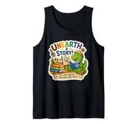 Unearth a Story Summer Library Reading 2026 Dinosaur Prize Camiseta sin Mangas