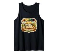 Unearth a Story Summer Library Reading 2026 Dinosaur Prize Camiseta sin Mangas
