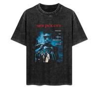 Unearth New Jack City Hip Hop Gangster Movie Men's T-Shirt Unisex Black Cotton Print tee Shirts XL