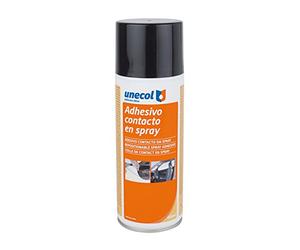 Unecol 3207 - Adhesivo de contacto (espray reposicionable aerosol, 400 ml) color transparente