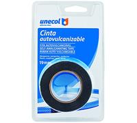 Unecol 8444 Cinta Auto vulcanizable (blíster con Rollo), Negro, 2,5 m x 19 mm