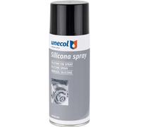 Unecol - Silicona Spray Lubricante Universal 100% Pura - Antiadherente, Desmoldeante, Antiestático y Dieléctrico - Incolora, No Mancha - Alta Resistencia +200 °C - 400 ml