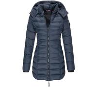 UNeedVog Chaqueta Down De Mujer Simple Midi-ajuste De Color Sólido Stand De Collar De Cuello A Prueba De