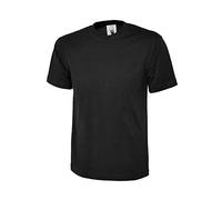 Uneek clothing - Camiseta clásica de manga corta Negro Negro ( L