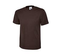 Uneek clothing - Camiseta clásica de manga corta Rosa marrón S