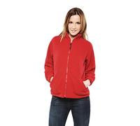 Uneek clothing Classic Full Zip Micro Fleece Jacket Chaqueta, Rosso, XS Unisex Adulto