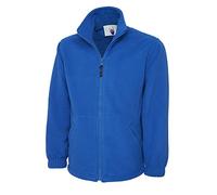 Uneek clothing UC601 - Chaqueta de forro polar con cremallera completa (380 g/m²), color azul marino, talla XX grande