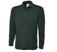 UNEEK Hombre Largo Manga Larga Polo Trabajo Informal Ocio Polo Cuello