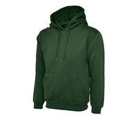 Uneek - Sudadera con capucha para hombre (22 colores), verde oscuro, XXXL