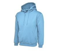 Uneek, Sudadera lisa clásica con capucha para hombre (22 colores)