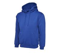 Uneek, Sudadera lisa clásica con capucha para hombre (22 colores)
