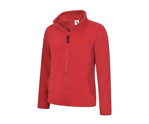 Uneek UC608 - Chaqueta de forro polar con cremallera completa para mujer, Rojo -, XXXXL