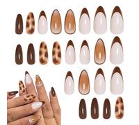 Uñefinte - Juego de uñas a presión, puntas de uñas artificiales reutilizables, sofisticada de colores alternativa al gel acrílico | Solución para bricolaje para uso en sal