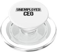 Unemployed CEO Funny Entrepreneurs Gift PopSockets PopGrip para MagSafe
