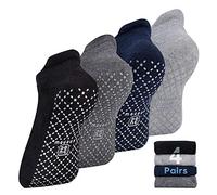 unenow Calcetines antideslizantes unisex con cojín para yoga, pilates, barre, hogar y hospital