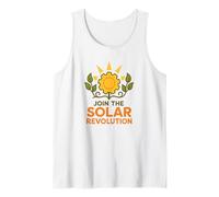 Únete a la Revolución Solar Energía Renovable Camiseta sin Mangas