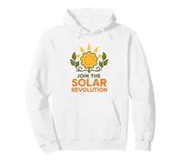 Únete a la Revolución Solar Energía Renovable Sudadera con Capucha