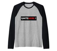 ¡ÚNETE AQUÍ! Ropa para Trabajadores de hostelería Fuertes del sindicato Local Camiseta Manga Raglan