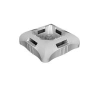 Unex 25501-3 - Base para clavo u63x gris ral7035