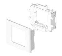 Unex 93621-2 - Adaptador vertical 2 módulos simon 27 toma 65 u24x blanco nieve