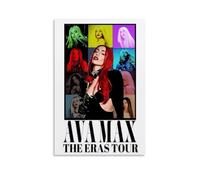 UNFANRWZW AVA MAX THE ERAS TOUR Póster Pintura Decorativa Lienzo Arte de Pared Salón Póster Dormitorio Pintura, Arte de Pared Impresión de Imagen Moderna Decoración de Habitación Familiar 40 x 60 cm