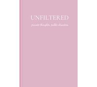 Unfiltered; private thoughts, public disasters: A 120 Page Lined Notebook For Thoughts, Rants, and Doodles from Real Life