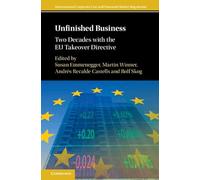 Asuntos pendientes: Dos décadas con la Directiva de OPA de la UE (Derecho y regulación financiera)