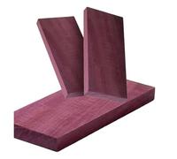 Unfinished Wood Tablero de madera Sumu Violet, materiales hechos a mano for manualidades, soporte, láminas contrachapada sin acabado for(40x10x0.5cm 2pcs)