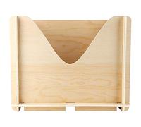 Unfinished Wooden Storage Box | DIY Craft Organizer for Home Decor/Art Supplies/Collectibles | Large Capacity Wood Box with Handles, 38x30.5x27cm