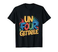 Unfourgettable 4th Birthdays Girl Un Four Gettable Cumpleaños Camiseta