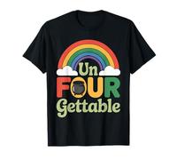 Unfourgettable 4th Birthdays Girl Un Four Gettable Cumpleaños Camiseta
