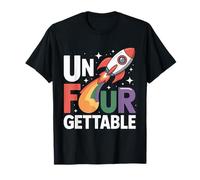 Unfourgettable 4th Birthdays Girl Un Four Gettable Cumpleaños Camiseta
