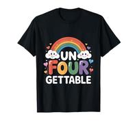 Unfourgettable 4th Birthdays Girl Un Four Gettable Cumpleaños Camiseta
