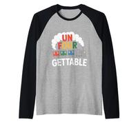 Unfourgettable 4th Birthdays Girl Un Four Gettable Cumpleaños Camiseta Manga Raglan