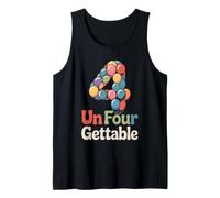 Unfourgettable 4th Birthdays Girl Un Four Gettable Cumpleaños Camiseta sin Mangas