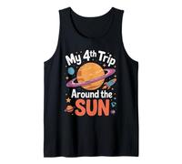 Unfourgettable 4th Birthdays Girl Un Four Gettable Cumpleaños Camiseta sin Mangas