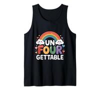 Unfourgettable 4th Birthdays Girl Un Four Gettable Cumpleaños Camiseta sin Mangas