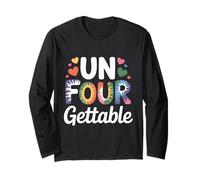 Unfourgettable 4th Birthdays Girl Un Four Gettable Cumpleaños Manga Larga