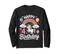 Unfourgettable 4th Birthdays Girl Un Four Gettable Cumpleaños Manga Larga