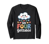 Unfourgettable 4th Birthdays Girl Un Four Gettable Cumpleaños Manga Larga