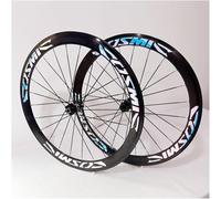 UNFRASLOP 700C Aleación De Aluminio Juego De Ruedas para Bicicleta De Carretera Llanta 40Mm Liberación Rápida 100/135Mm 20H Buje con Freno De Disco para Cassette 8-9-10-11 Velocidades