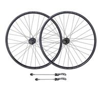 UNFRASLOP MTB Bicicleta Juego De Ruedas Tubeless 26 27.5 29 Pulgadas, Bicicleta De Montaña Rodamientos Sellados Buje QR 9Mm 32 Agujeros Freno De Disco para 7/8/9/10/11 Velocidades,Negro,26inch