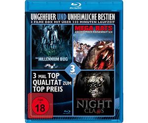 Ungeheuer und unheimliche Bestien - 3 Filme Box: The Millennium Bug/Return of the Killershrews/Night Claws [Alemania] [Blu-ray]