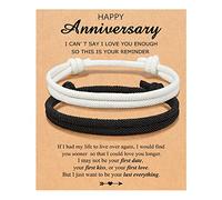 UNGENT THEM Regalos para parejas para mis hombres, novio, novia, mi amor, alma gemela, prometido, aniversario, día de San Valentín, cumpleaños, Navidad, regalo para él y ella, Sin gemas.