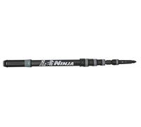 Unger Barra telescópica de Carbono Ninja (1,90 m, 4 Piezas, Tapa Antideslizante, compacta, Limpieza de Ventanas, Accesorio de Limpieza de Ventanas, Compatible con Accesorios) NCP19